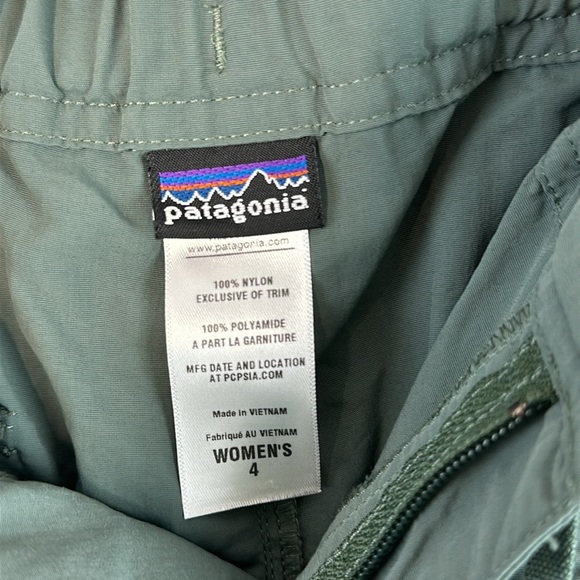 Patagonia Lightweight Drawstring Nylon Utility Hiking Shorts -Size 4 - Picture 13 of 15